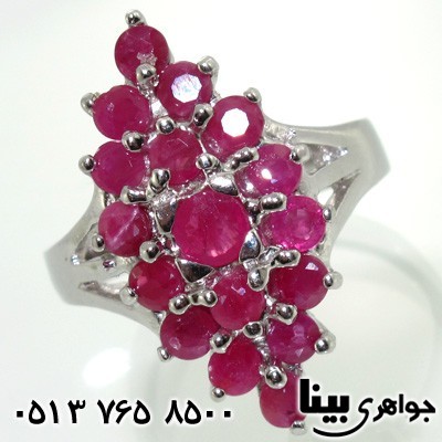 انگشتر یاقوت سرخ درشت اشرافی زنانه