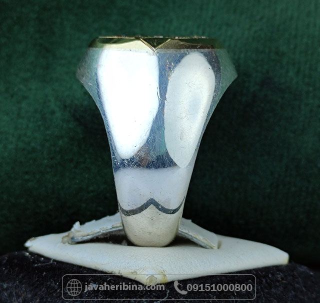 انگشتر الماس نقره مردانه با 12 قطعه برلیان _کد:34986