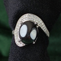 انگشتر حدید نقره زنانه زیبا 