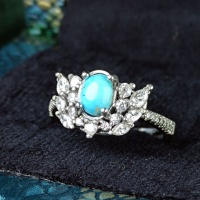 انگشتر فیروزه نیشابوری زنانه جواهری 
