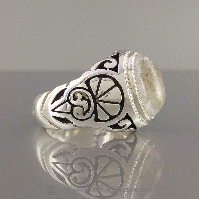 انگشتر در نجف الماس تراش فاخر _کد:35028