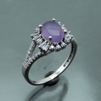 انگشتر عقیق یمنی سوسنی نقره زنانه 