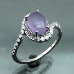 کبود نقره زنانه رودیوم _کد:35049