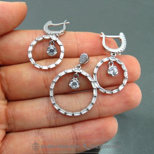 سرویس نقره زنانه رودیوم شیک _کد:35058