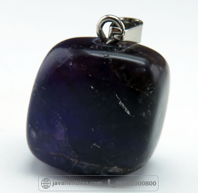 گردنبند آمتیست با تراش خاص و خوش رنگ _کد:35063