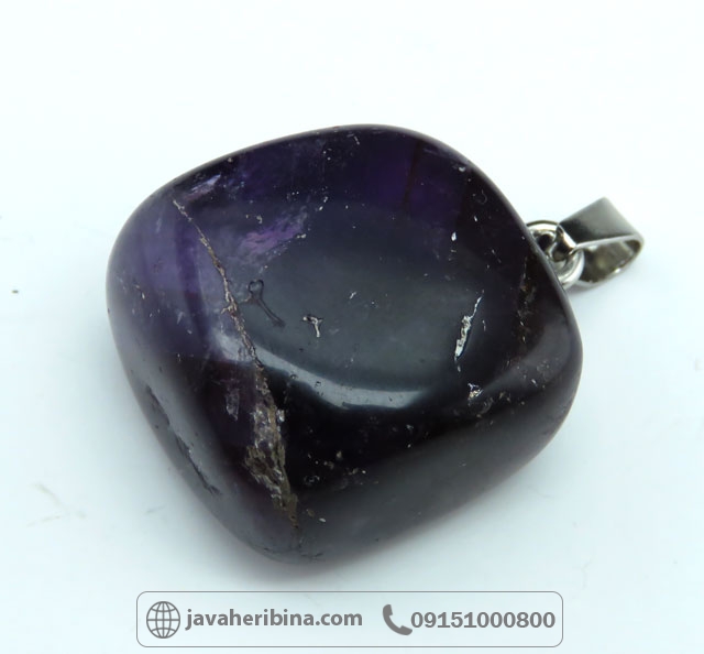 گردنبند آمتیست با تراش خاص و خوش رنگ _کد:35063