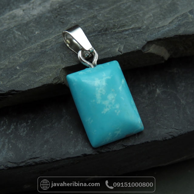 گردنبند فیروزه خوش رنگ _کد:35064