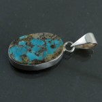 گردنبند فیروزه نیشابوری خوش رنگ و زیبا _کد:35073