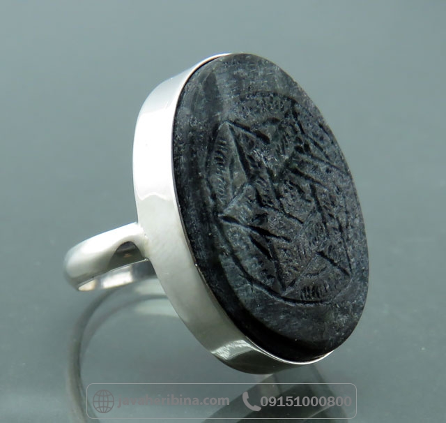 انگشتر هبهاب با حکاکی اکسیر اعظم _کد:35075