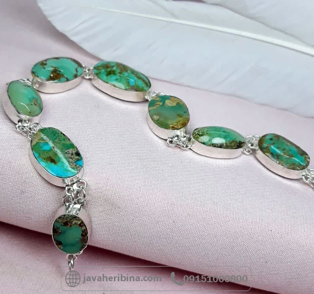 انگشتر فیروزه نیشابوری نقره زنانه _کد:35120