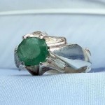 نقره مردانه دست ساز و رودیوم _کد:35165