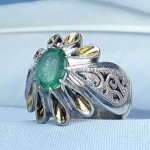 نقره مردانه دست ساز _کد:35178