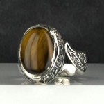 نقره مردانه با رکاب لیزری _کد:35185