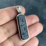 گردنبند عقیق سیاه (اونیکس)  _کد:35186