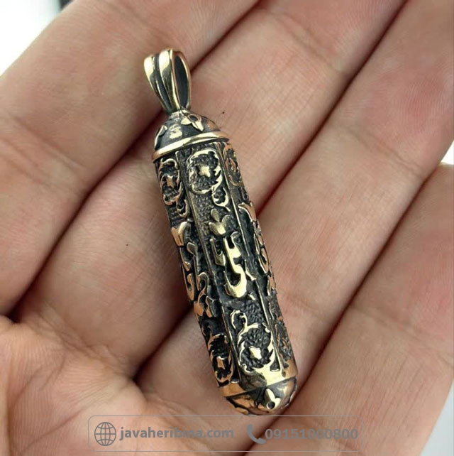 دعا و حرز امام جواد همراه با لوله حرز طلاروس _کد:35244