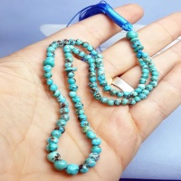 تسبیح فیروزه نیشابوری 101 دانه  خووش رنگ _کد:35261