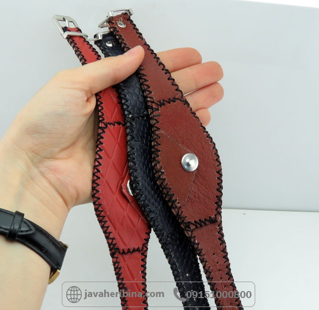 دعا و حرز کبیر امام جواد روی پوست آهو به همراه دستبند چرمی _کد:35269