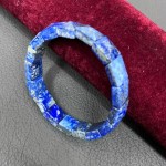 دستبند لاجورد سنگی با تراش خاص و زیبا _کد:۳۵۲۸۳