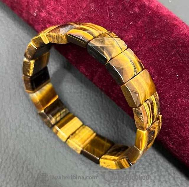 دستبند چشم ببر درشت و زیبا _کد:35284