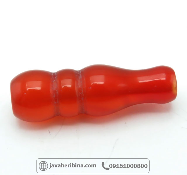 تسبیح شیخک سنگی عقیق قرمز _کد:35299