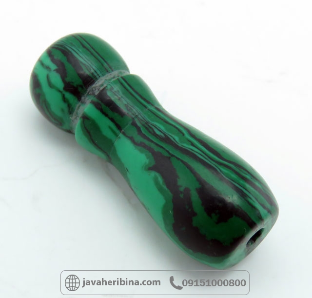 تسبیح شیخک سنگی مالاکیت _کد:35300