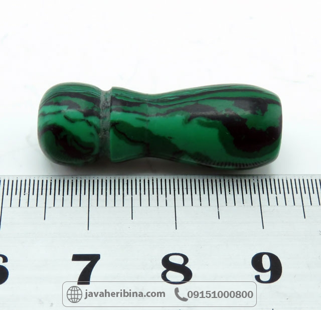 تسبیح شیخک سنگی مالاکیت _کد:35300