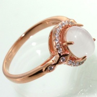 انگشتر سنگ ماه (مون استون) بنیتا دو زنانه