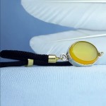 با قابنقره دست ساز و بند طنابی _کد:35429