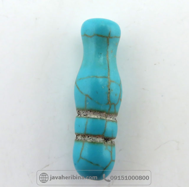 تسبیح سنگی شیخک فیروزه تبتی _کد:35452