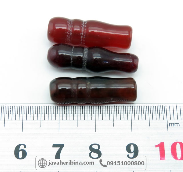 تسبیح سنگی شیخک عقیق قرمز خاص و خوش رنگ _کد:35459
