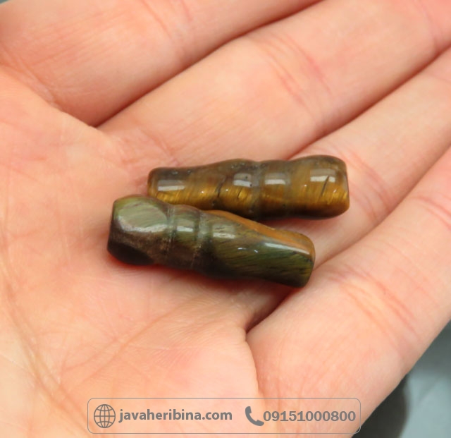تسبیح سنگی شیخک چشم ببر _کد:35464