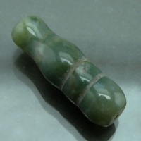 تسبیح سنگی شیخک عقیق خزه ای (جاسپر) 