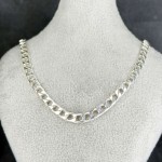 زنجیر نقره ژاپنی مردانه سنگین _کد:35547