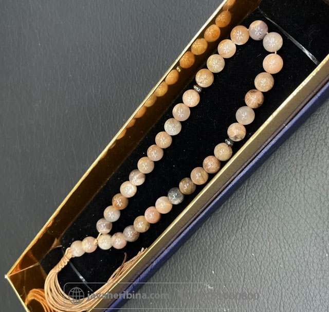 تسبیح سان استون 33 دانه خوش رنگ _کد:35561