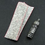 امام جواد کبیر همراه با لوله حرز طلاروس _کد:35586