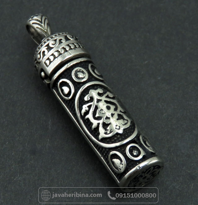 گردنبند لوله حرز طلاروس جاسازی ادعیه _کد:35587