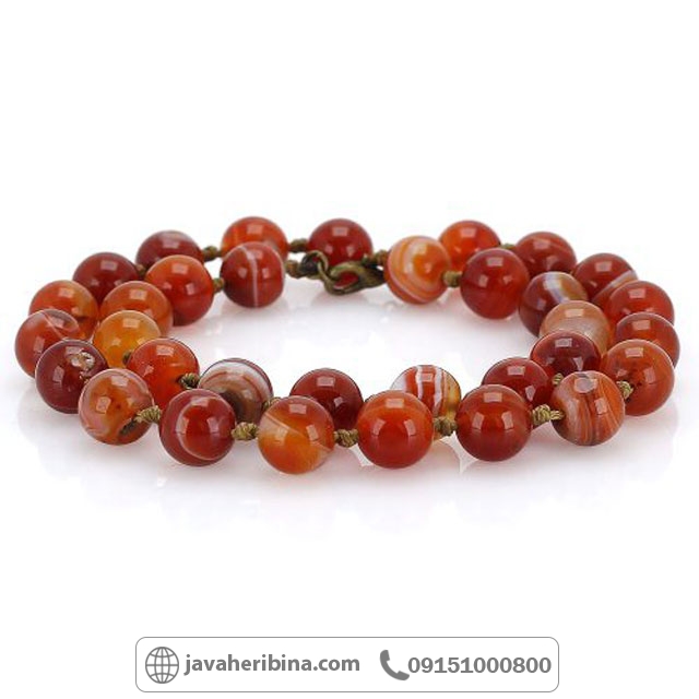 سینه ریز عقیق سلیمانی خوش رنگ و بسیار زیبا _کد:35596