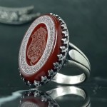 نقره مردانه پا اردکی با حکاکی لیزری _کد:35613