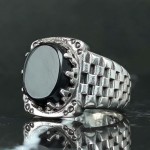 نقره مردانه طرح رولکسی _کد:35635