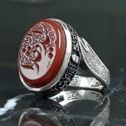 خطی با حکاکی یا سیدالشهدا طرح ذوالفقار _کد:35759