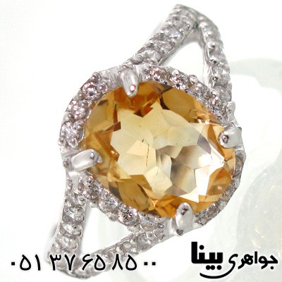 انگشتر سیترین زنانه