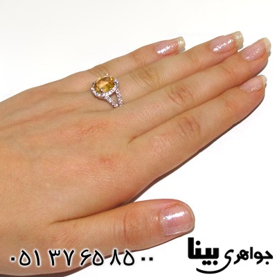 انگشتر سیترین زنانه