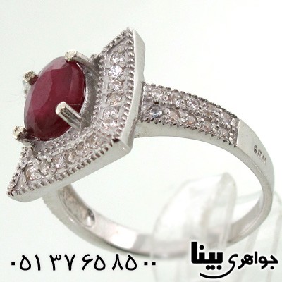 انگشتر یاقوت سرخ زنانه