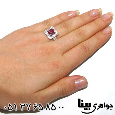 انگشتر یاقوت سرخ زنانه