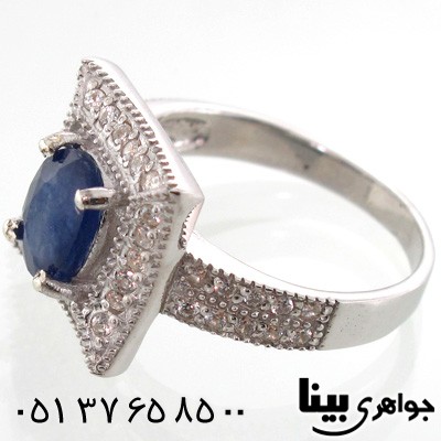 انگشتر یاقوت کبود زنانه