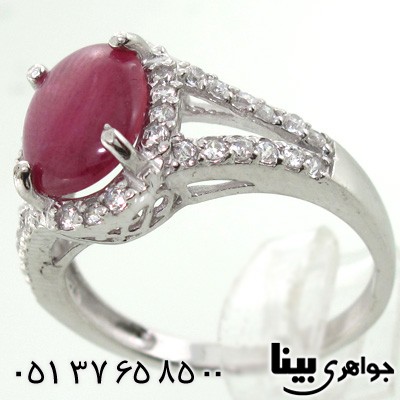انگشتر یاقوت سرخ زنانه کلاسیک
