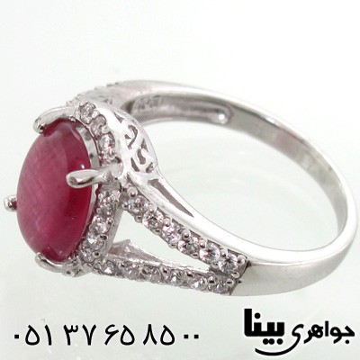 انگشتر یاقوت سرخ زنانه کلاسیک