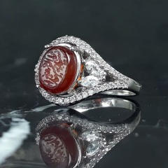نقره زنانه با روکش رودیوم _کد:36199