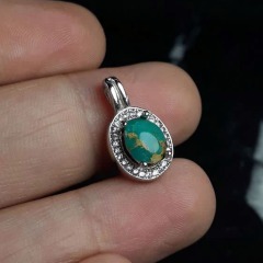 نیشابوری نقره زنانه بدون زنجیر _کد:36200