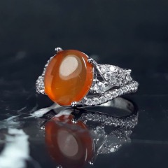 پرتقالی نقره زنانه درخشان _کد:36203